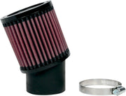 K & N Universal Clamp-On Air Filter Black Red