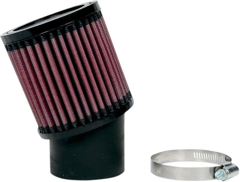 K & N Universal Clamp-On Air Filter Black Red - RU-1750