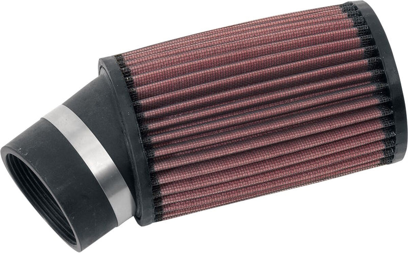 K & N Universal Clamp-On Air Filter Black Red - RU-1770