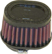 K & N Universal Clamp-On Air Filter Black Red - RU-1820