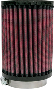 K & N Universal Clamp-On Air Filter Black Red