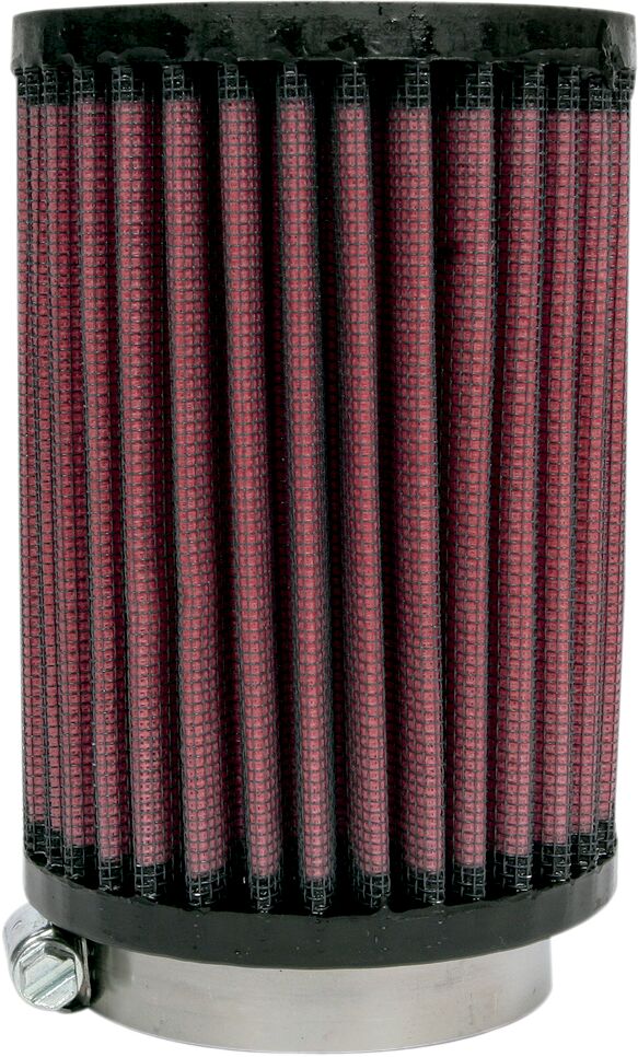 K & N Universal Clamp-On Air Filter Black Red - RU-0610