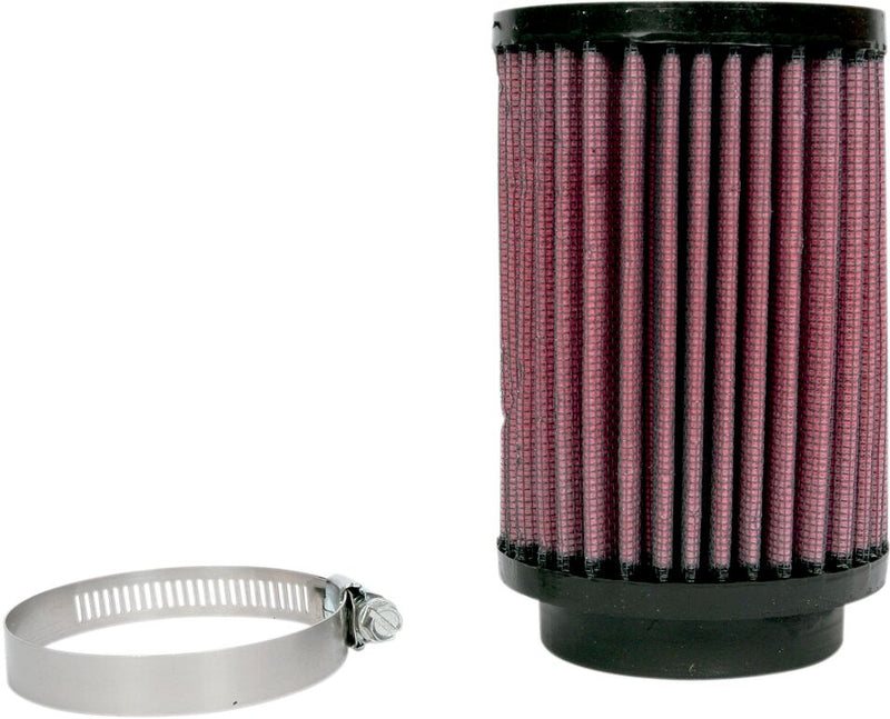 K & N Universal Clamp-On Air Filter for 1997-1998 YAMAHA TDM 850 Black Red - RU-0810