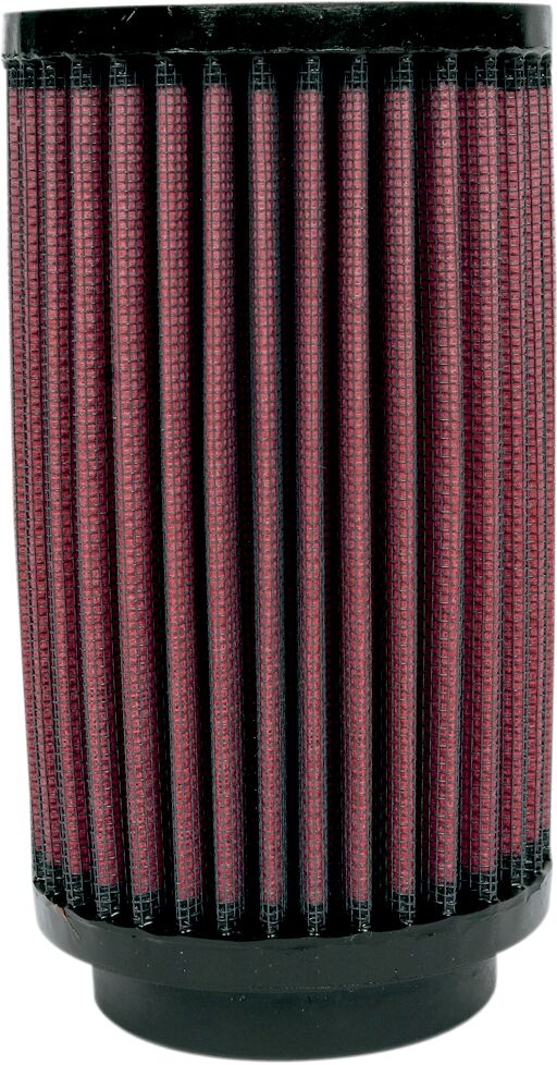 K & N Universal Clamp-On Air Filter Black Red - RU-0820