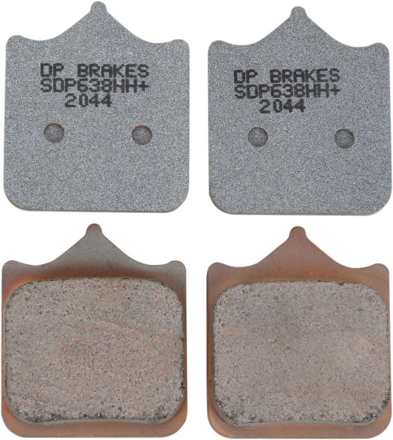 DP Brakes SDP Sport HH+ Sintered Brake Pads Front Sintered Metal Copper Alloy Set of 4 - SDP638HH+