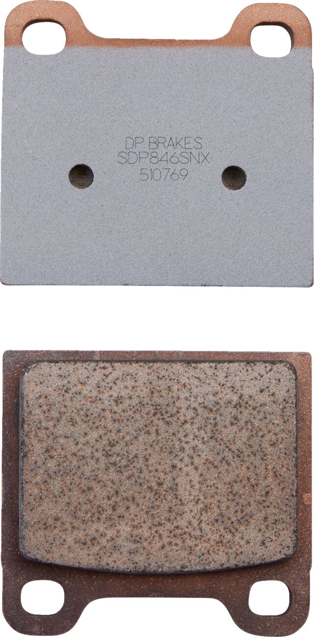DP Brakes SDP Pro-SNX HH+ Sintered Brake Pads Front Sintered Metal Copper Alloy Set of 2 - SDP846SNX