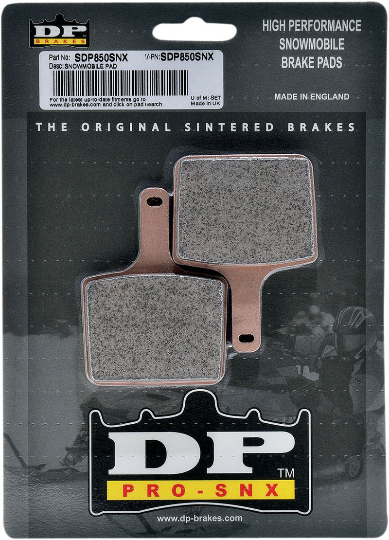 DP Brakes SDP Pro-SNX HH+ Sintered Brake Pads for 2000-2022 POLARIS Front Sintered Metal Copper Alloy Set of 2 - SDP850SNX