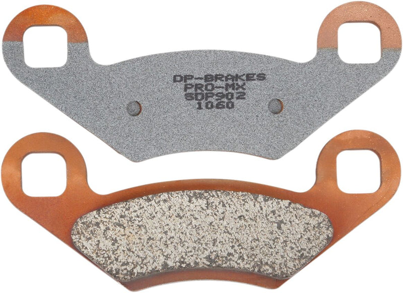 DP Brakes SDP Pro-MX Sintered Brake Pads for 1991-1993, 1998-2022 POLARIS Front Rear Sintered Metal Copper Alloy Set - SDP902