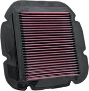 K & N OE Replacement High-Flow Air Filter Black Red - SU-1002