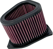 K & N OE Replacement High-Flow Air Filter for 1998-2009, 2013-2016 SUZUKI Black Red - SU-1598