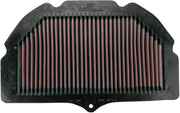 K & N OE Replacement High-Flow Air Filter for 2000-2004 SUZUKI GSX-R Black Red - SU-7500