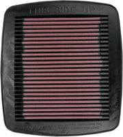 K & N OE Replacement High-Flow Air Filter for 1992-2000 SUZUKI Black Red - SU-7593