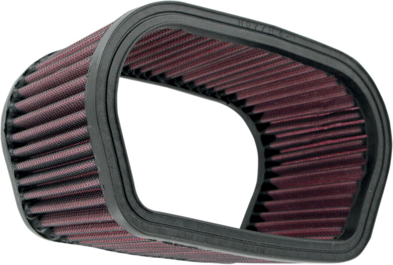 K & N OE Replacement High-Flow Air Filter for 1998-2001 YAMAHA YZF-R1 1000 Black Red - YA-1098