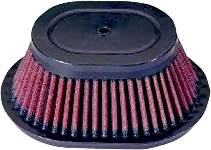 K & N High-Flow Air Filter for 1988-2013 YAMAHA Black Red Rubber - YA-2088