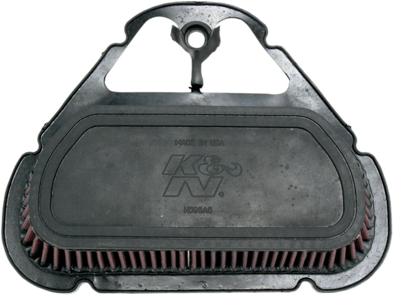 K & N OE Replacement High-Flow Air Filter for 1999-2009 YAMAHA YZF-R6 600 Black Red - YA-6001