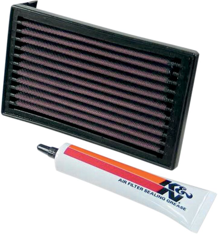 K & N OE Replacement High-Flow Air Filter for 1990-2003 YAMAHA Black Red - YA-6090