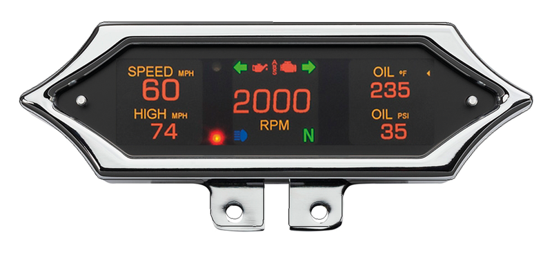 Dakota Digital Spike Gauge Chrome Bar Mount Databus 04-13