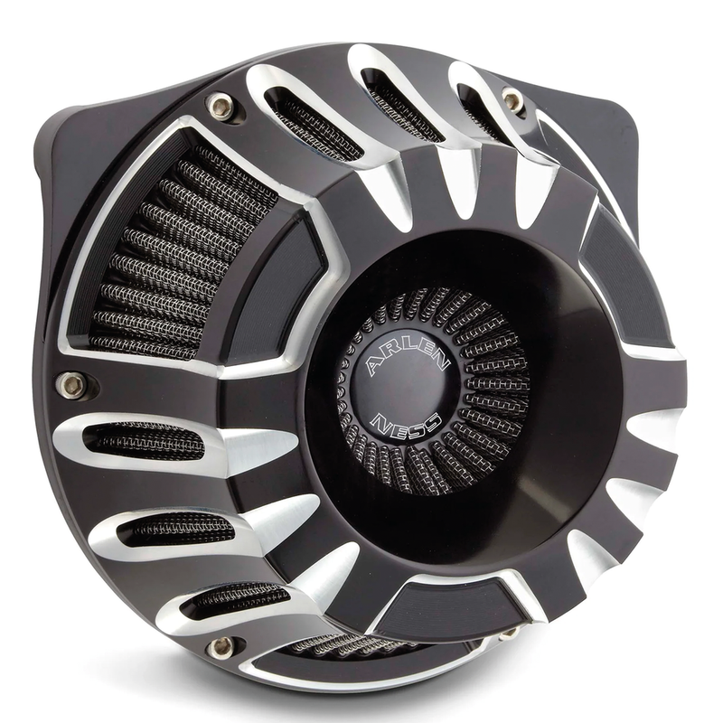 Arlen Ness Deep Cut Inverted A/C Fbwtc08-17 Black