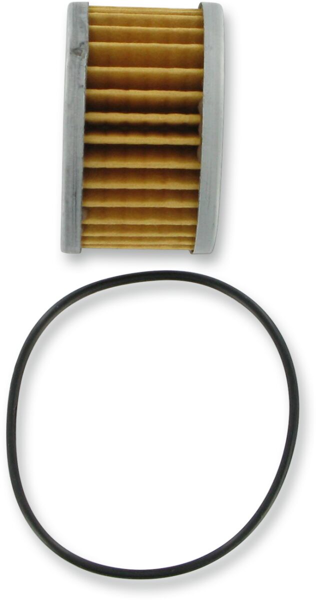 Parts Unlimited Oil Filter - Silver, Yellow, Cartridge - 16510-37440