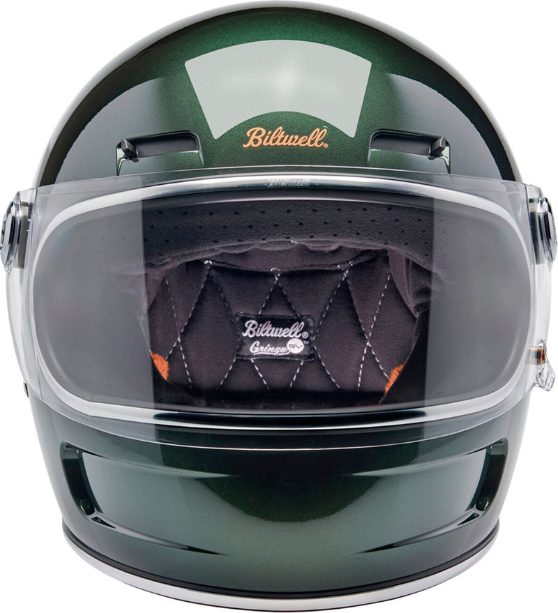 Biltwell Gringo SV Helmet - Gloss, Green, Metallic