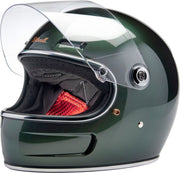 Biltwell Gringo SV Helmet - Gloss, Green, Metallic