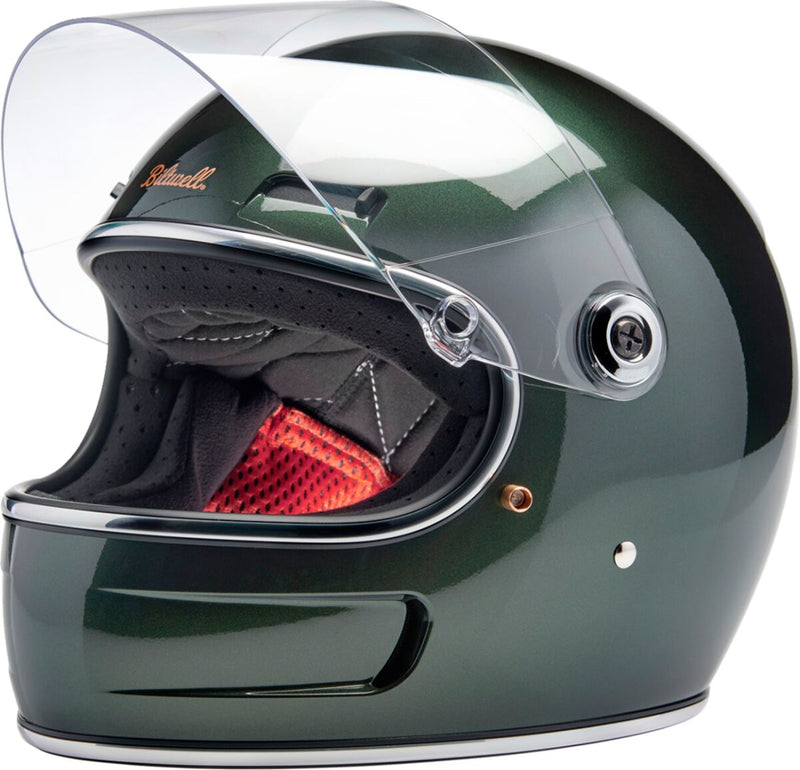 Biltwell Gringo SV Helmet - Gloss, Green, Metallic