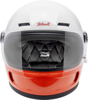 Biltwell Gringo SV Helmet - Size XL - Gloss,  Orange,  Red,  White