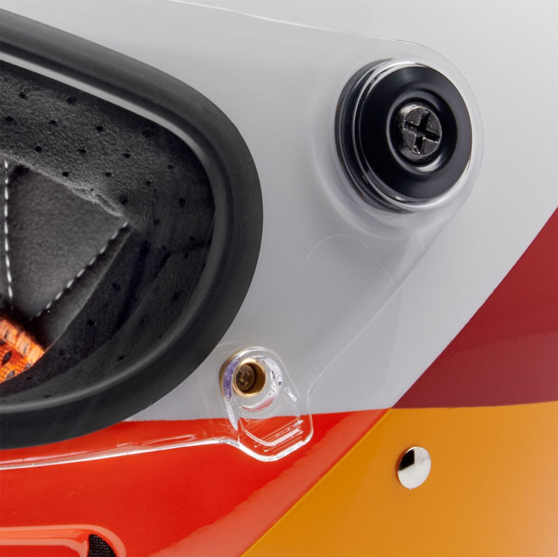 Biltwell Gringo SV Helmet - Size XL - Gloss,  Orange,  Red,  White