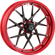 Arlen Ness Spoken Rim - Anodised,  Red - Forged - 333-028