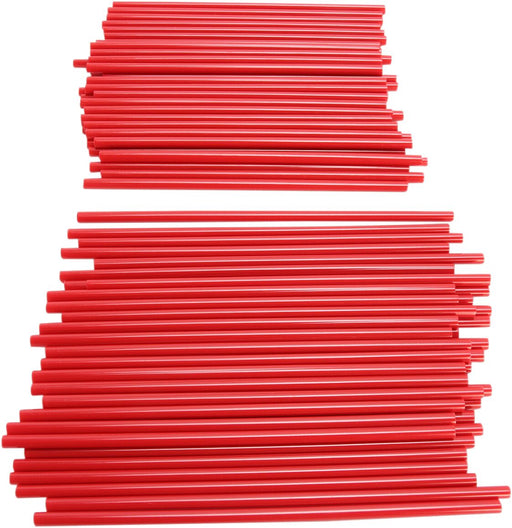 EMGO Spokets Spoke Covers Wheel Trim Kit - Natural,  Red