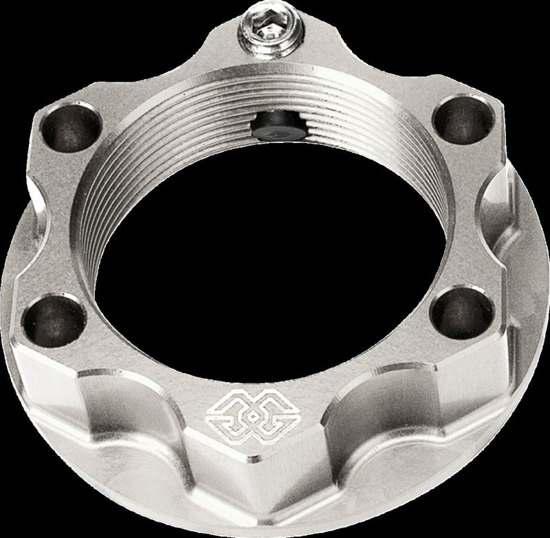 Gilles Tooling Axle Nut - Rear, Raw, Silver - ACM-24-15