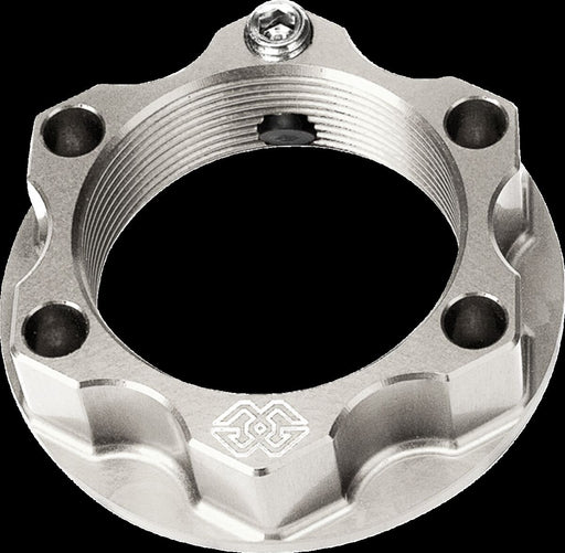 Gilles Tooling Axle Nut - Rear, Raw, Silver - ACM-24-15