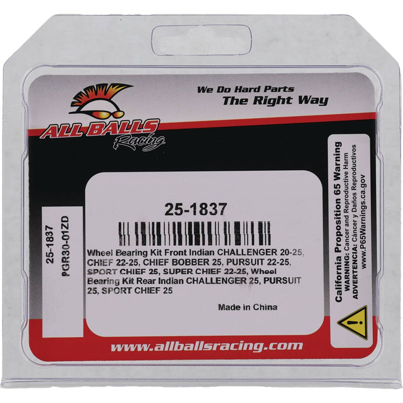 All Balls Wheel Bearing Kit - 25-1837