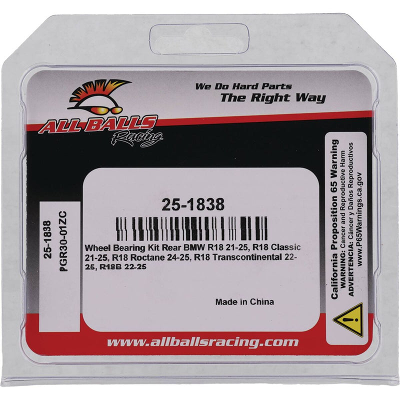 All Balls Wheel Bearing Kit - 25-1838