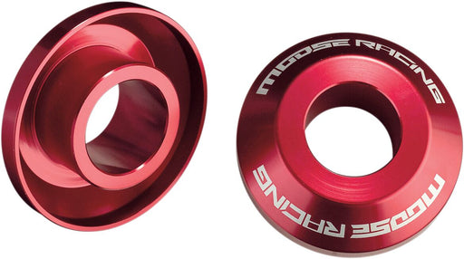 Moose Offroad Hard-parts Fast Wheel Spacer - Rear, Anodised, Red - W16-1301R