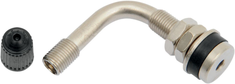 K&L SUPPLY Valve Stem Kit Replacement Part - Raw, Silver, 90° Bend - 32-8209