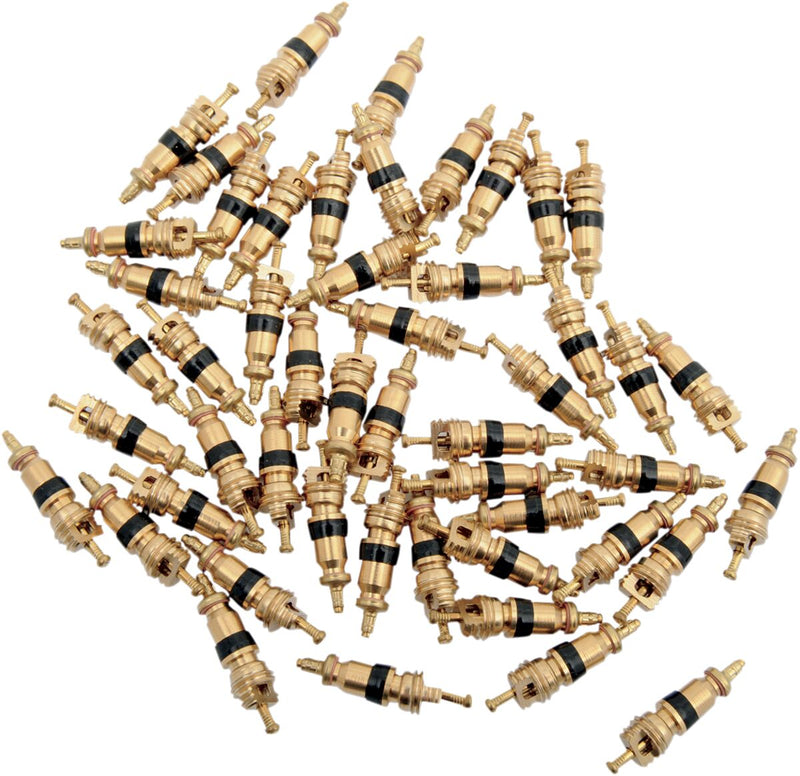 K&L SUPPLY Valve Core - Gold, Raw, Straight