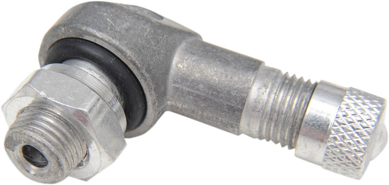 K&L SUPPLY 90° Bend/Angled Valve Stem - Raw, Silver, 90° Bend, Angled