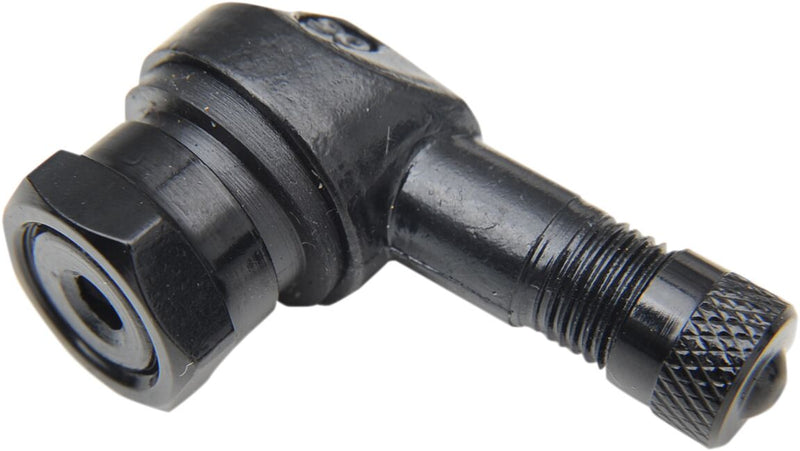 K&L SUPPLY 90° Bend/Angled Valve Stem - Black, Raw, 90° Bend, Angled