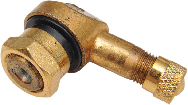 K&L SUPPLY 90° Bend/Angled Valve Stem - Gold, Raw, 90° Bend, Angled