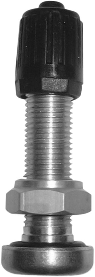 K&L SUPPLY Short Valve Stem - Black, Raw, Short, Straight