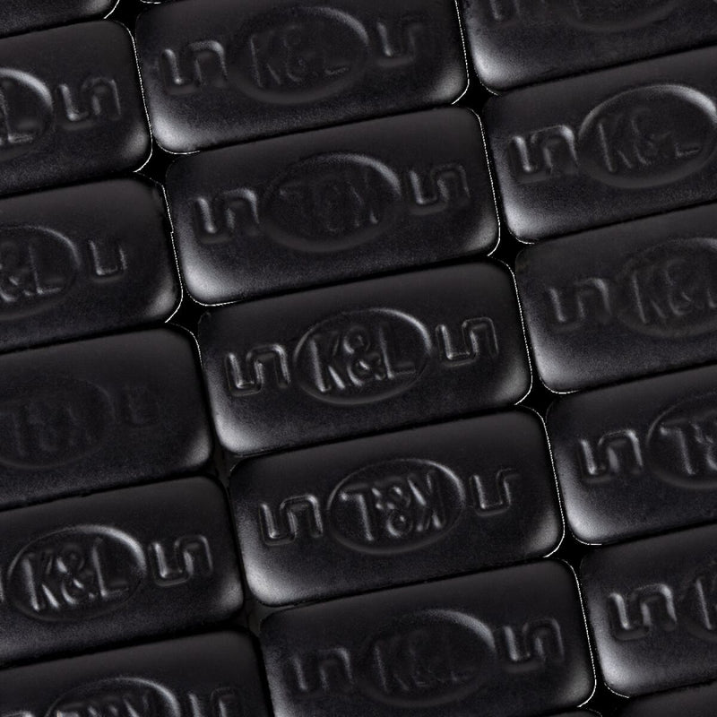 K&L SUPPLY Quickstick Wheel Weights - Black, Powder-Coated, Adhesive Stick-On, Rectangle - 32-2403