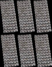 K&L SUPPLY Quickstick Wheel Weights - Chrome, Adhesive Stick-On, Square