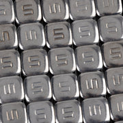 K&L SUPPLY Quickstick Wheel Weights - Chrome, Adhesive Stick-On, Square