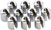 K&L SUPPLY Chrome/Zinc Spoke Wheel Weights - 32-7094
