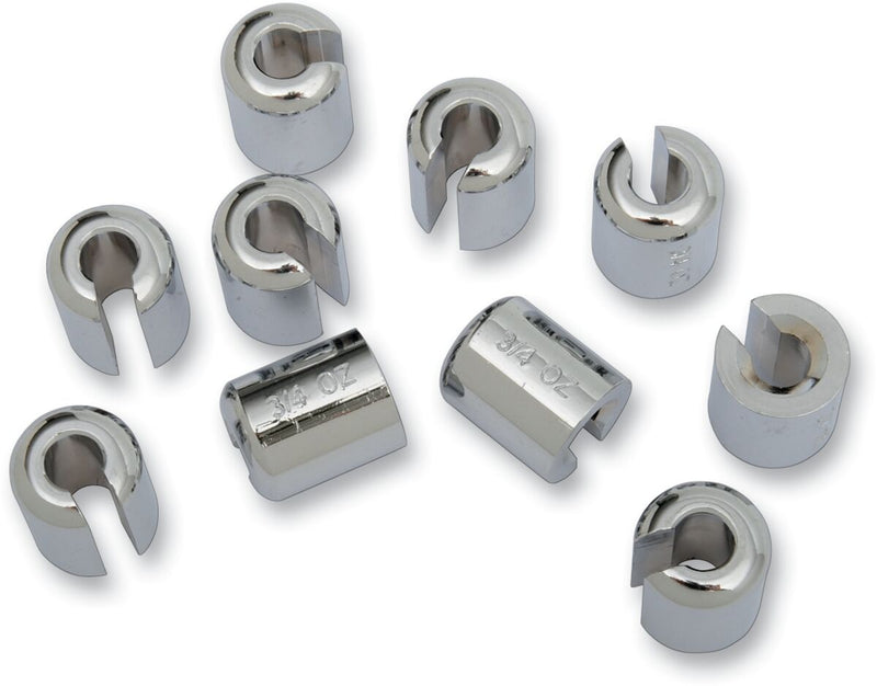 K&L SUPPLY Chrome/Zinc Spoke Wheel Weights - 32-7094