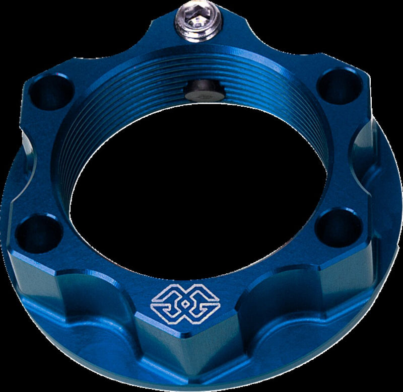 Gilles Tooling Top Yoke Nut - Blue