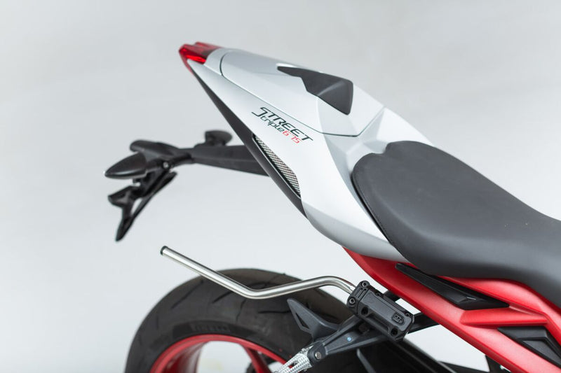 SW-Motech BLAZE Panniers Spacer Bars - Black, Silver, Pannier, Saddlebag - HTA.11.740.80700/B