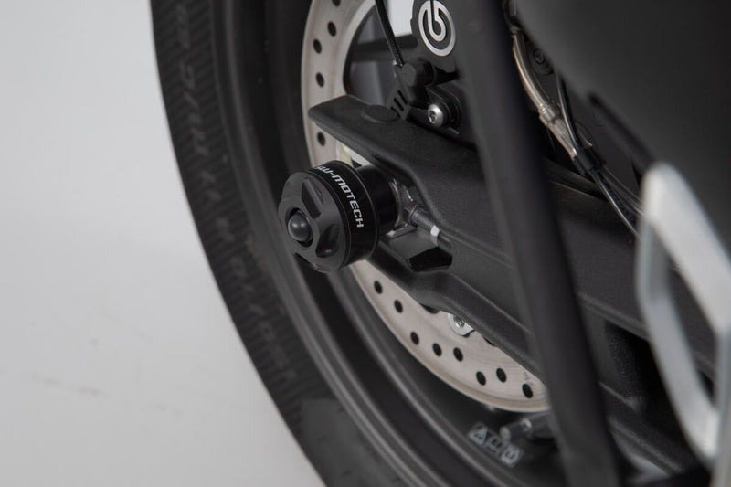 SW-Motech Rear Axle Slider Set - Left, Rear, Right, Black - STP.11.176.10100/B
