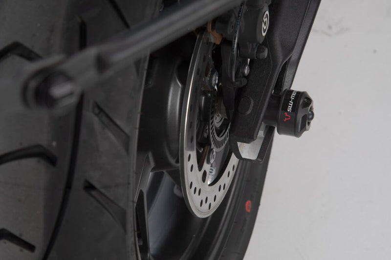 SW-Motech Rear Axle Slider Set - Left, Rear, Right, Black - STP.11.176.10100/B